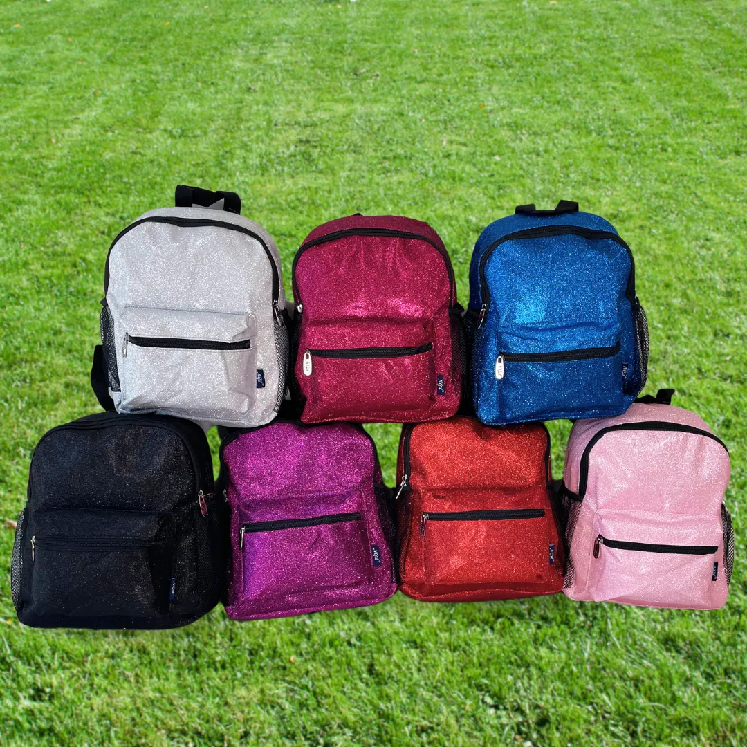 Pink Glitter NGIL Small Gymnastics Competition backpacks and Cheer Dance Backpack