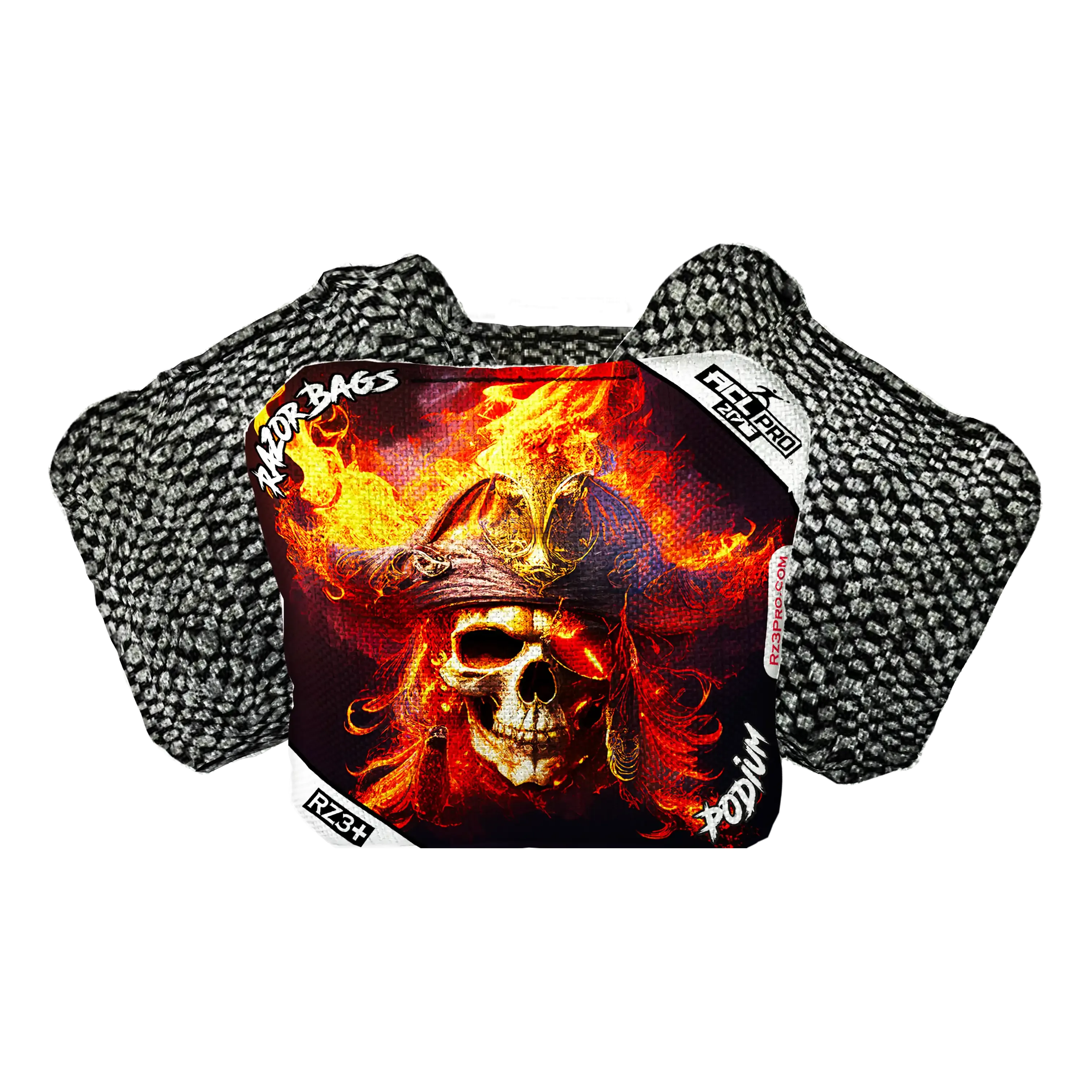 Podium | Fire Pirate | ACL PRO Razor Cornhole Bags