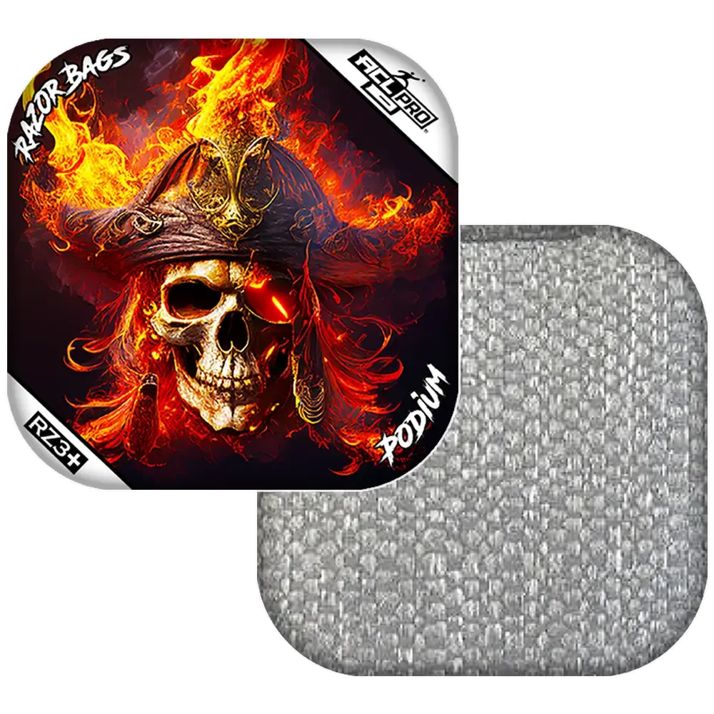 Podium | Fire Pirate | ACL PRO Razor Cornhole Bags