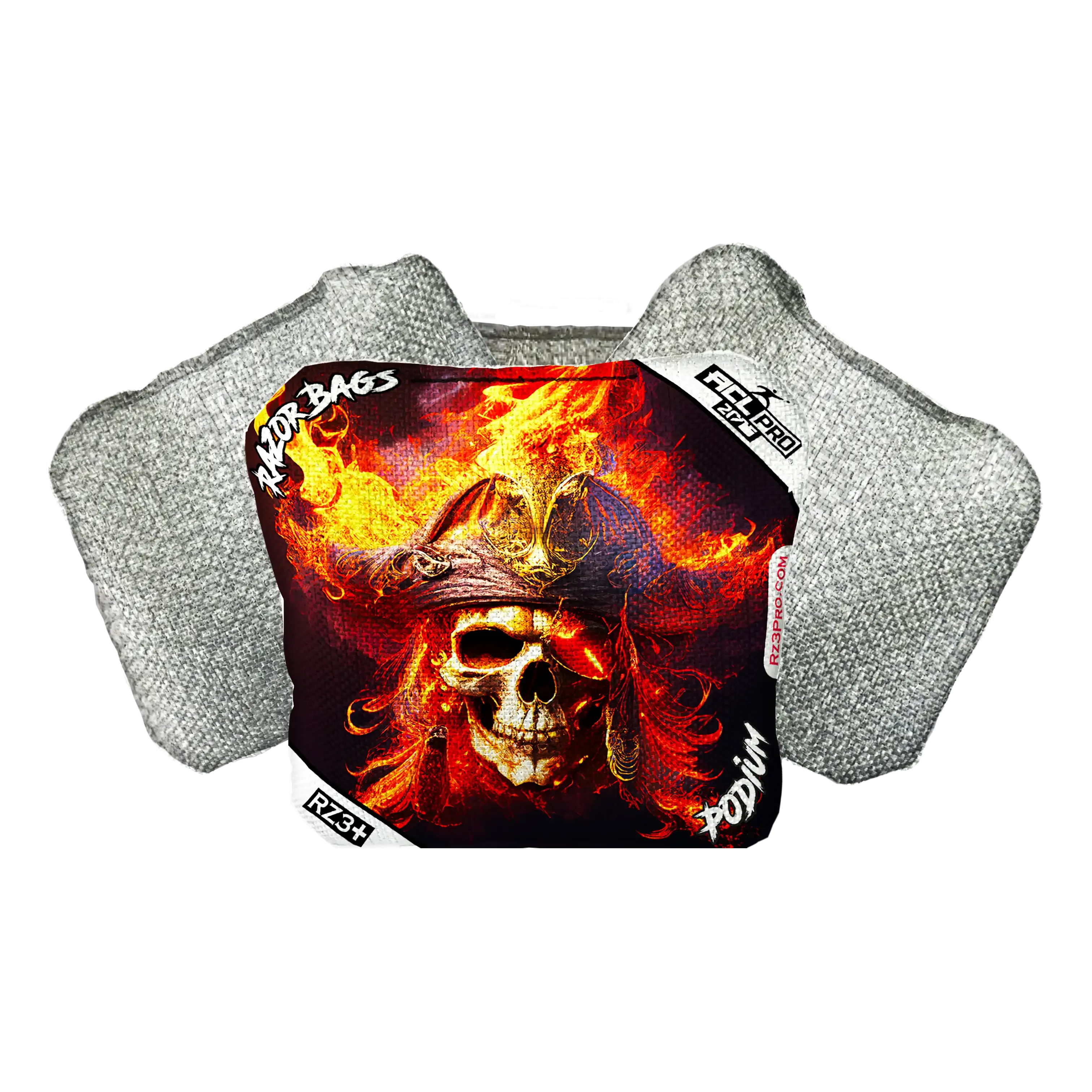 Podium | Fire Pirate | ACL PRO Razor Cornhole Bags