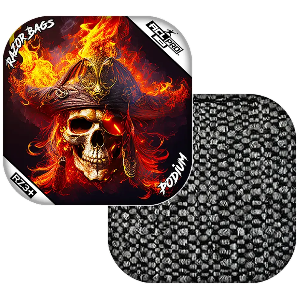 Podium | Fire Pirate | ACL PRO Razor Cornhole Bags