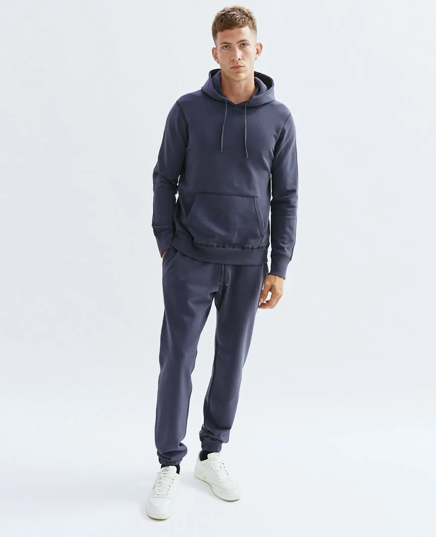 Pullover Hoodie Midweight Terry Midnight