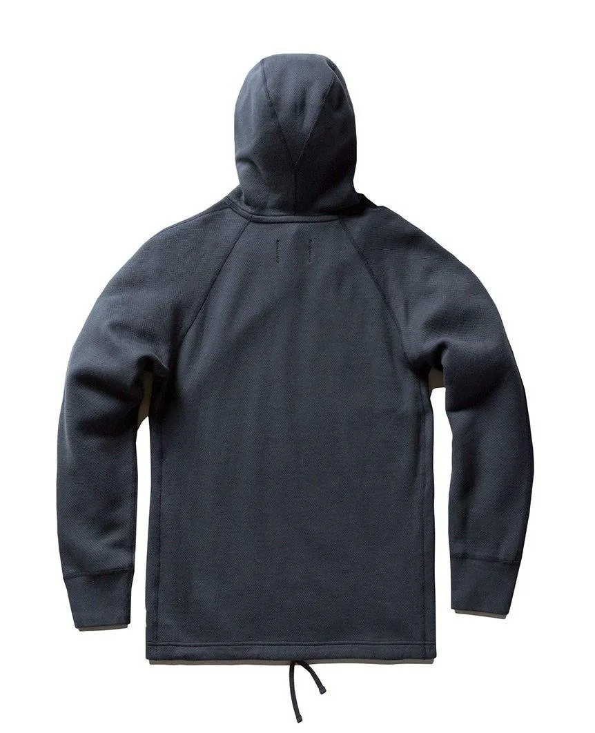 Pullover Mesh Double Knit Hoodie Steel