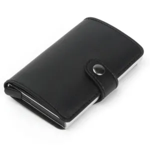 Quick Draw Anti-Theft Aluminum Alloy Wallet With RFID Technology