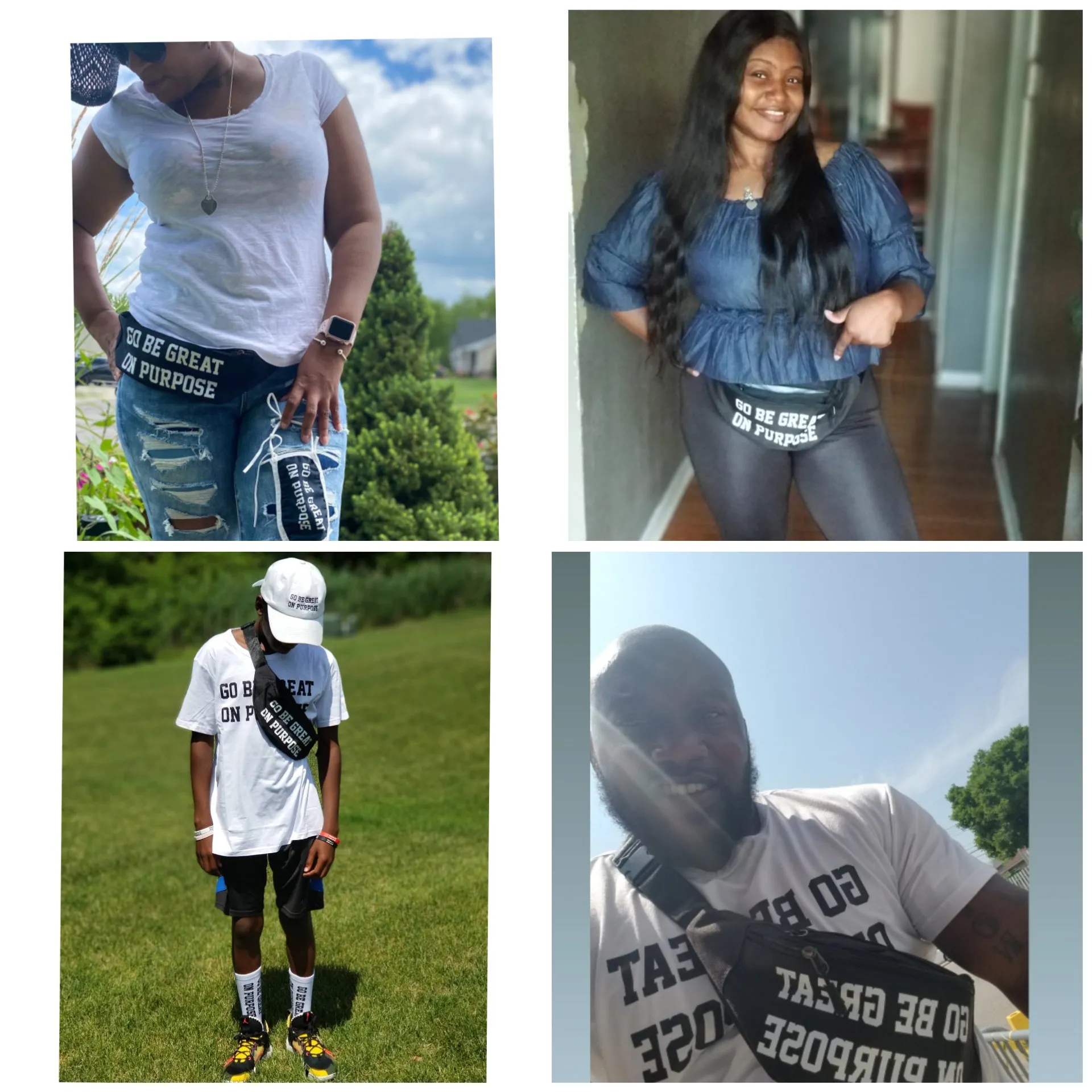 "Go Be Great On Purpose" Fanny Pack/Utility Bag