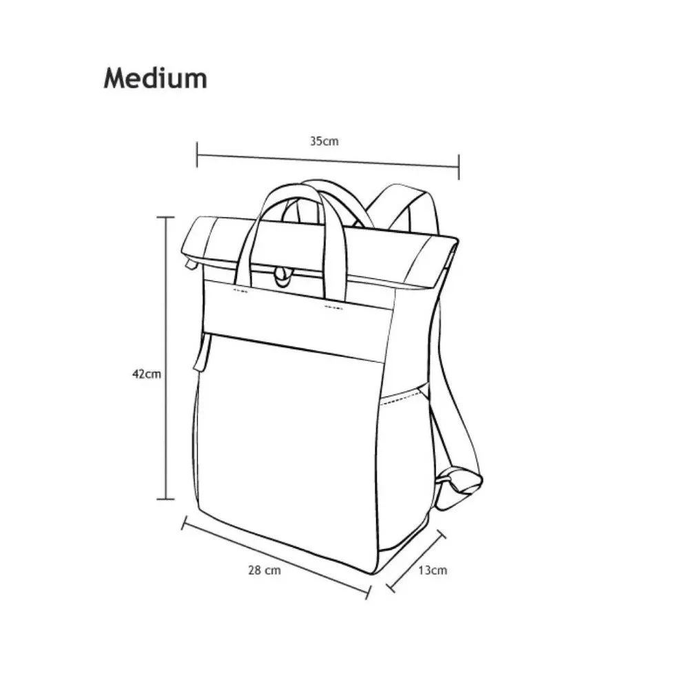 Roka Finchley A Recycled Canvas Medium Backpacks