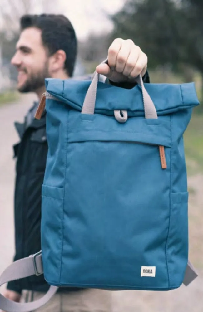 Roka Finchley A Recycled Canvas Medium Backpacks