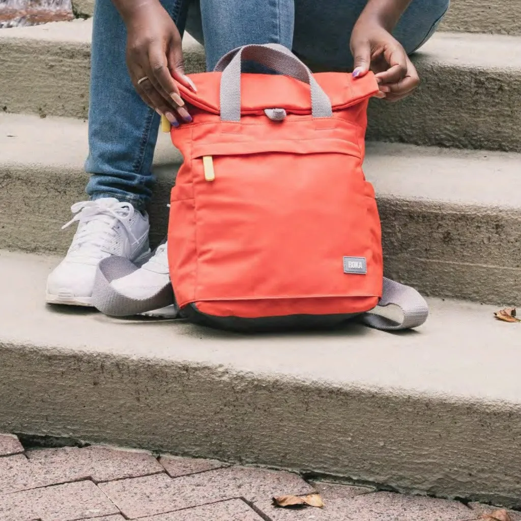 Roka Finchley A Recycled Canvas Medium Backpacks