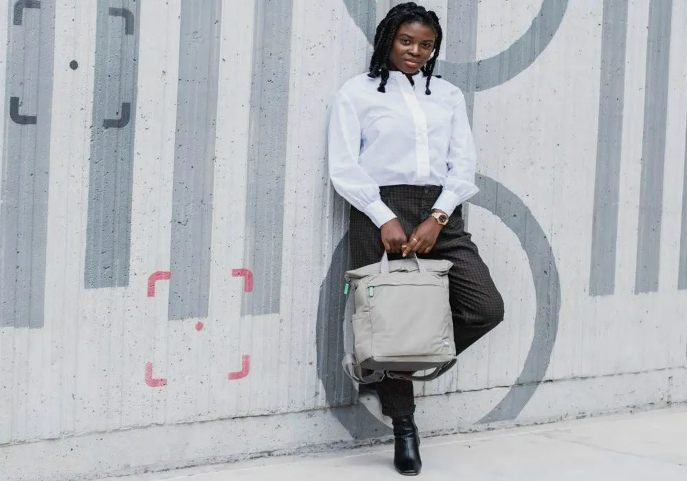 Roka Finchley A Recycled Canvas Medium Backpacks