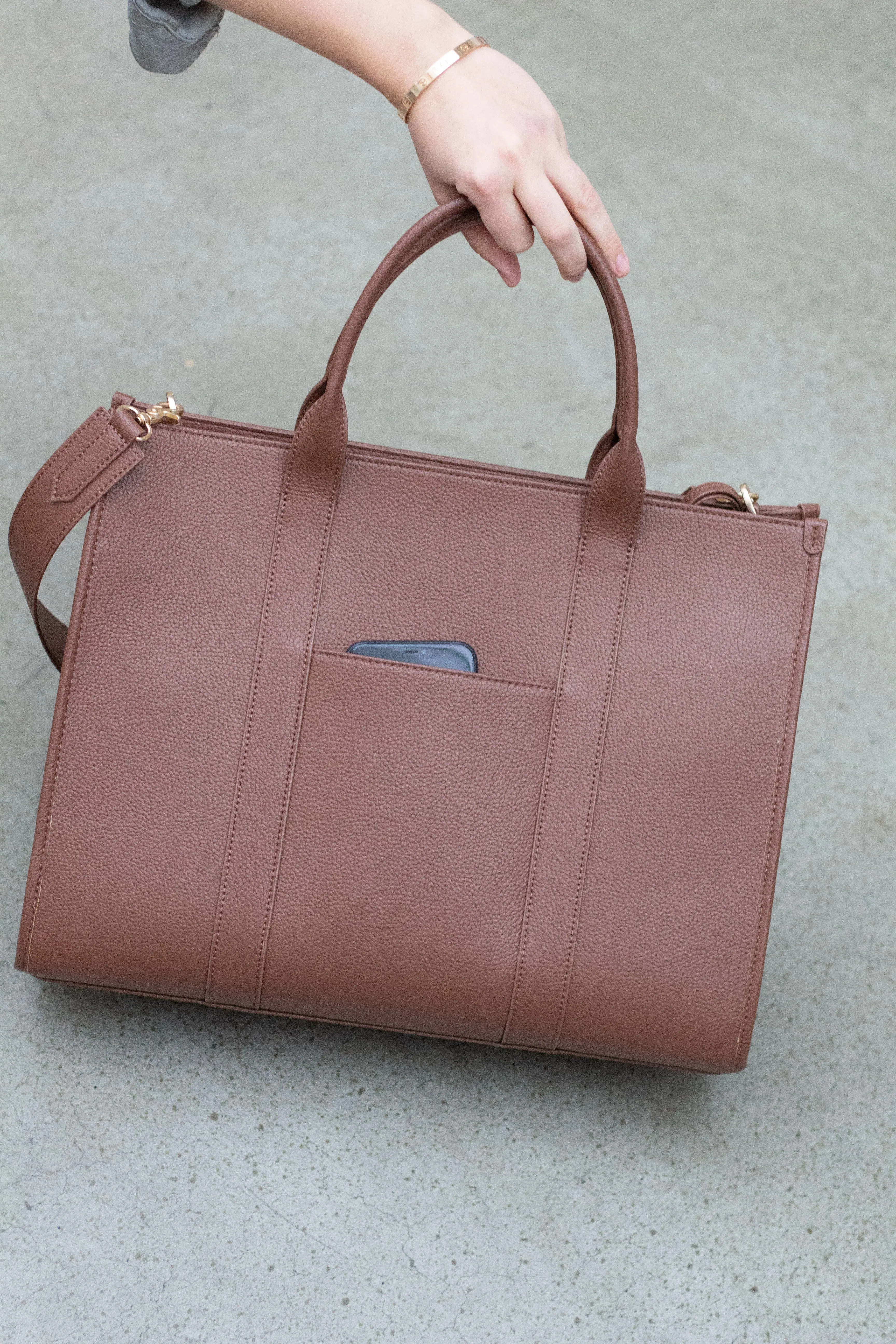 Rosie Bag SAMPLE SALE - Camel x light gold