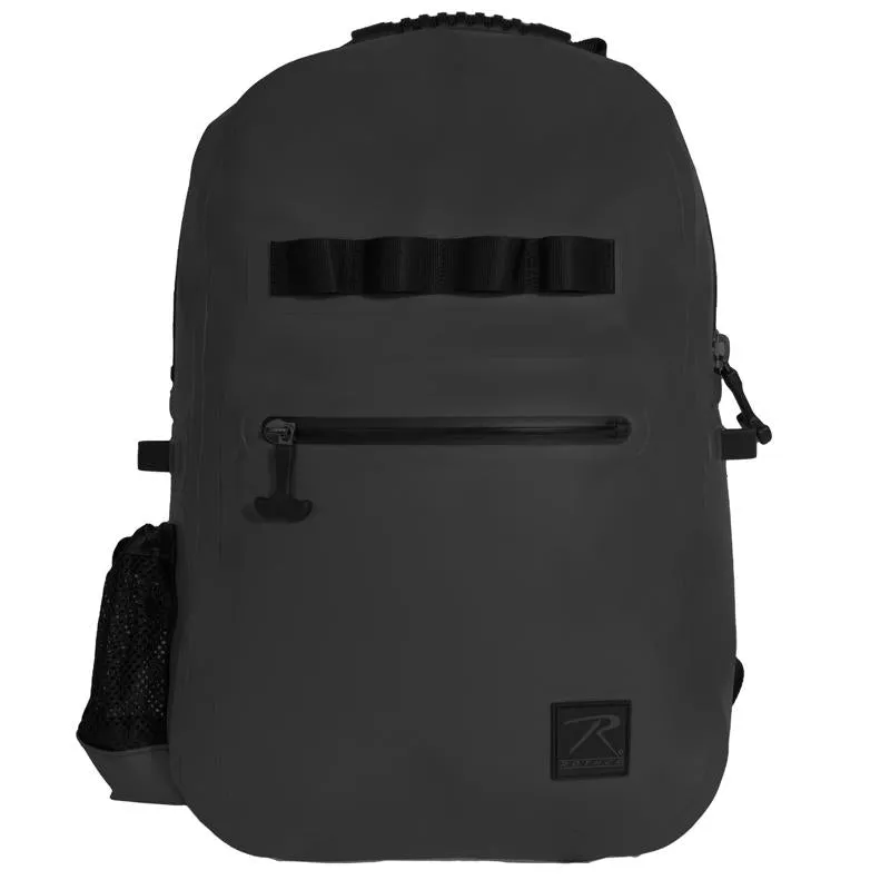 Rothco Waveguard Waterproof Backpack 15.6L Waterproof Vinyl Tarpaulin Shell with Adjustable Mesh Bottle Pouch, IPX7 Waterproof Standards