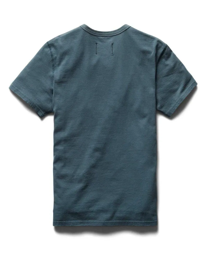 Sanded Jersey T-shirt Pacific