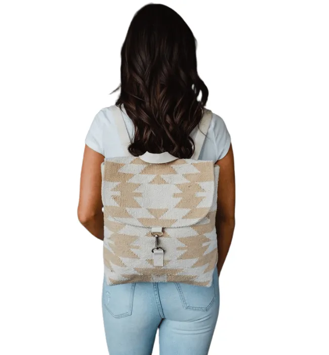 Sanderson Backpack in Ivory