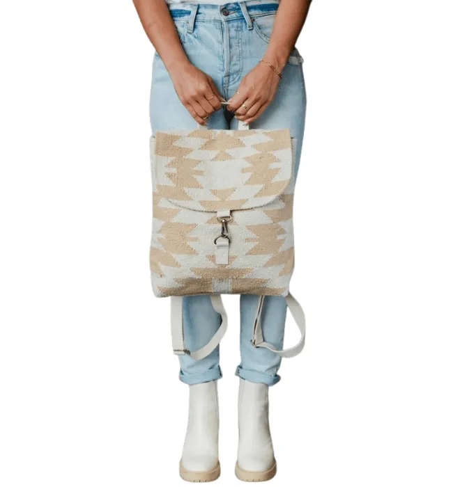 Sanderson Backpack in Ivory