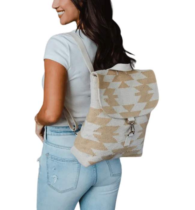 Sanderson Backpack in Ivory