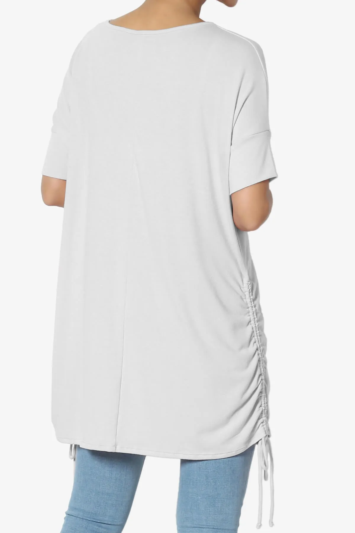 Selenna Jersey Ruched Top