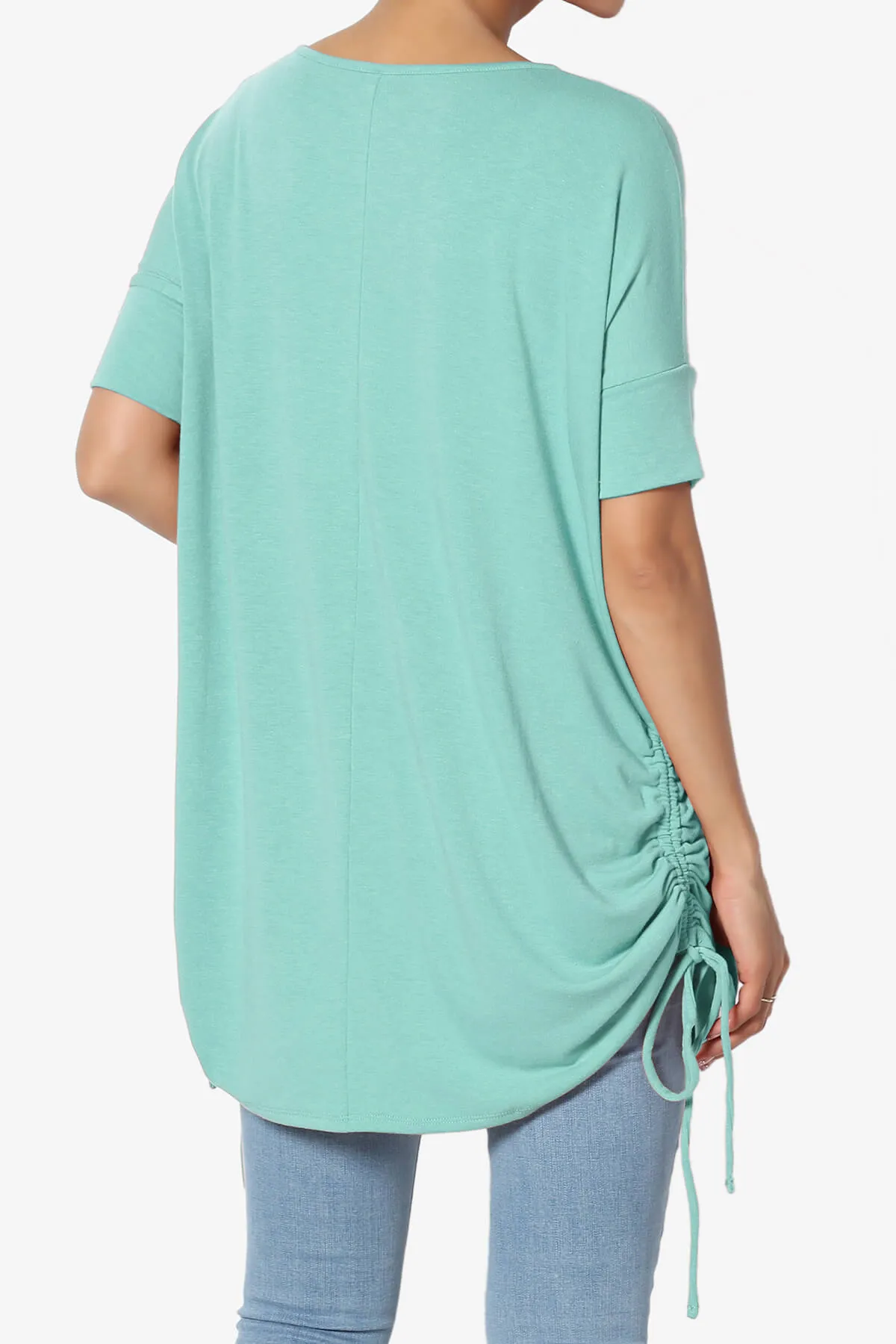 Selenna Jersey Ruched Top