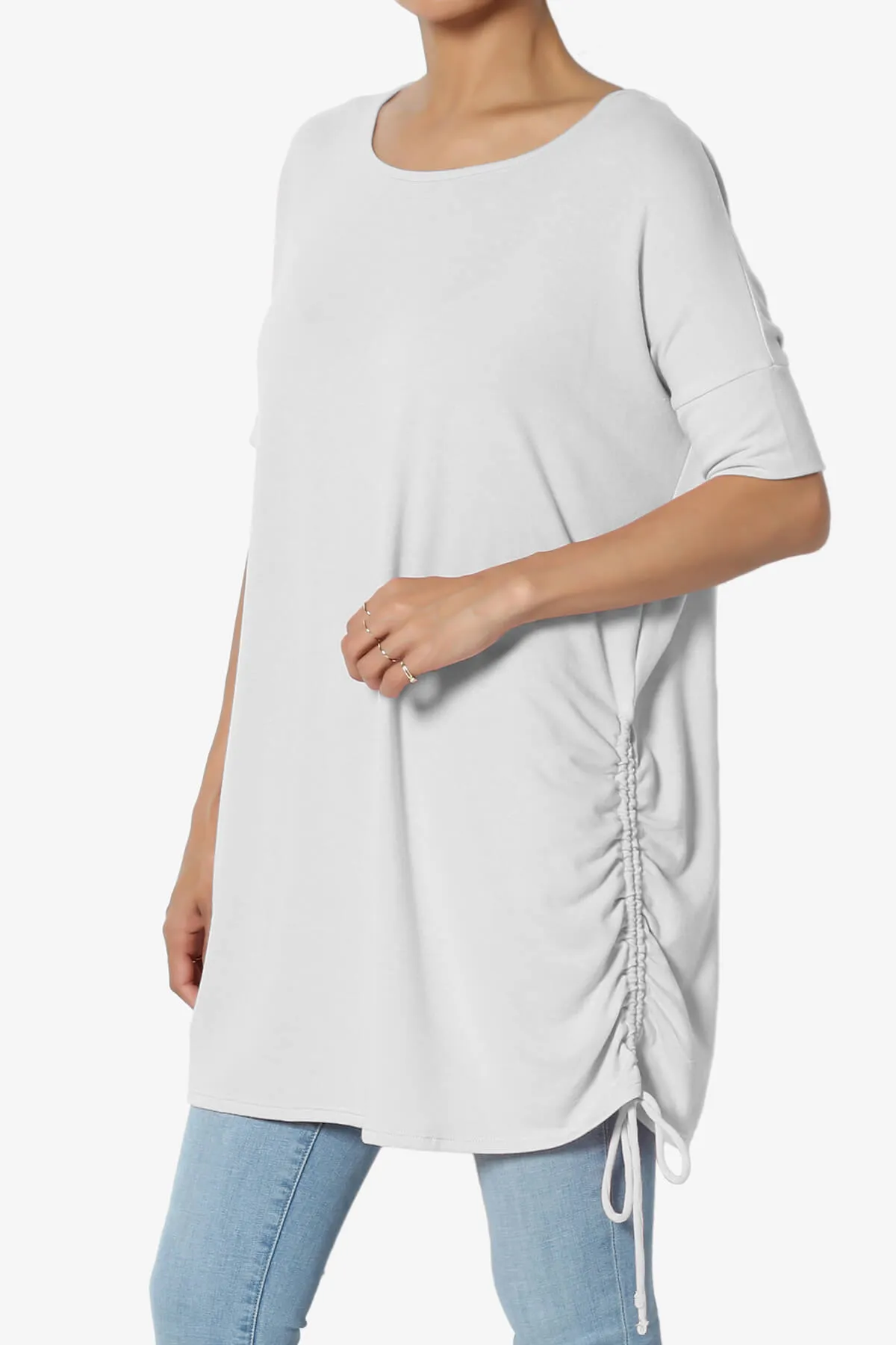 Selenna Jersey Ruched Top