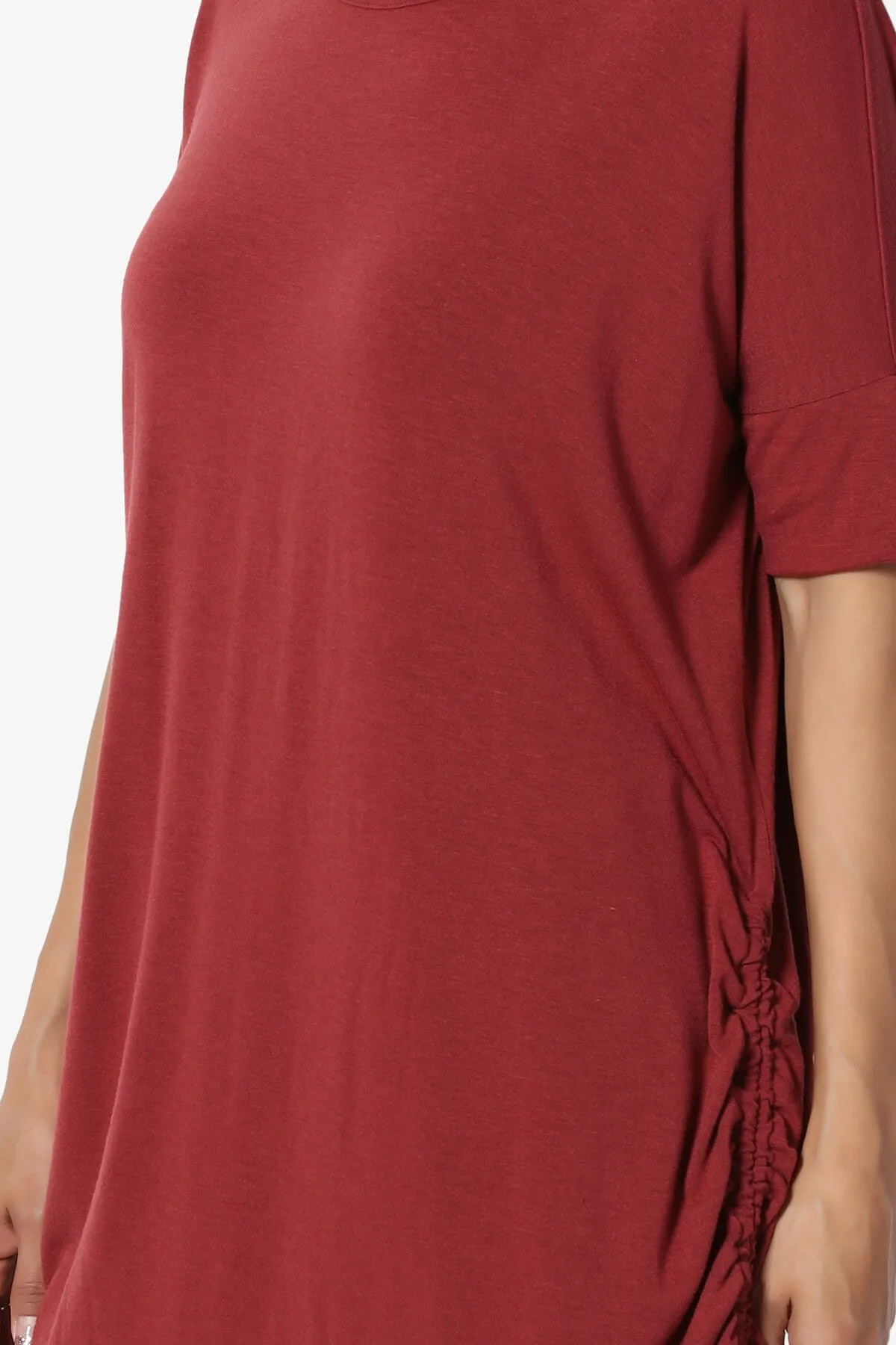 Selenna Jersey Ruched Top
