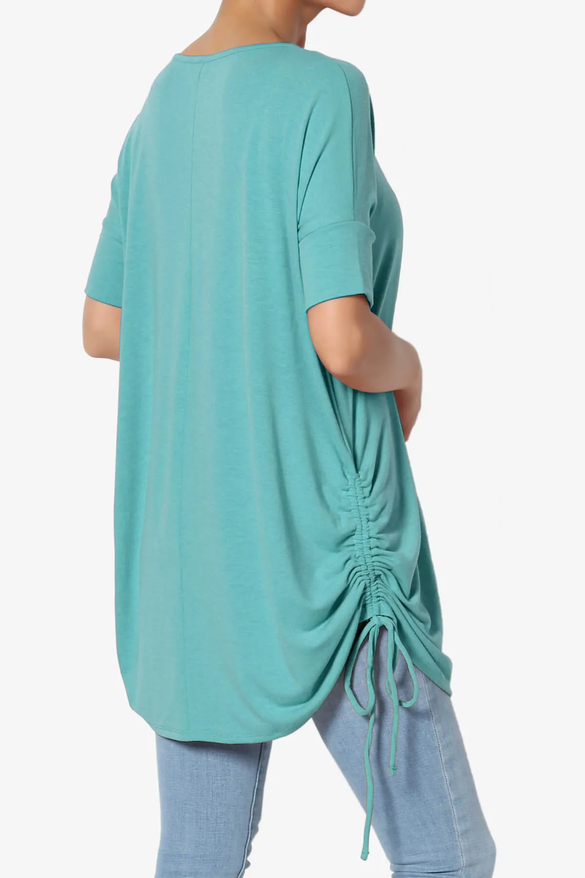 Selenna Jersey Ruched Top