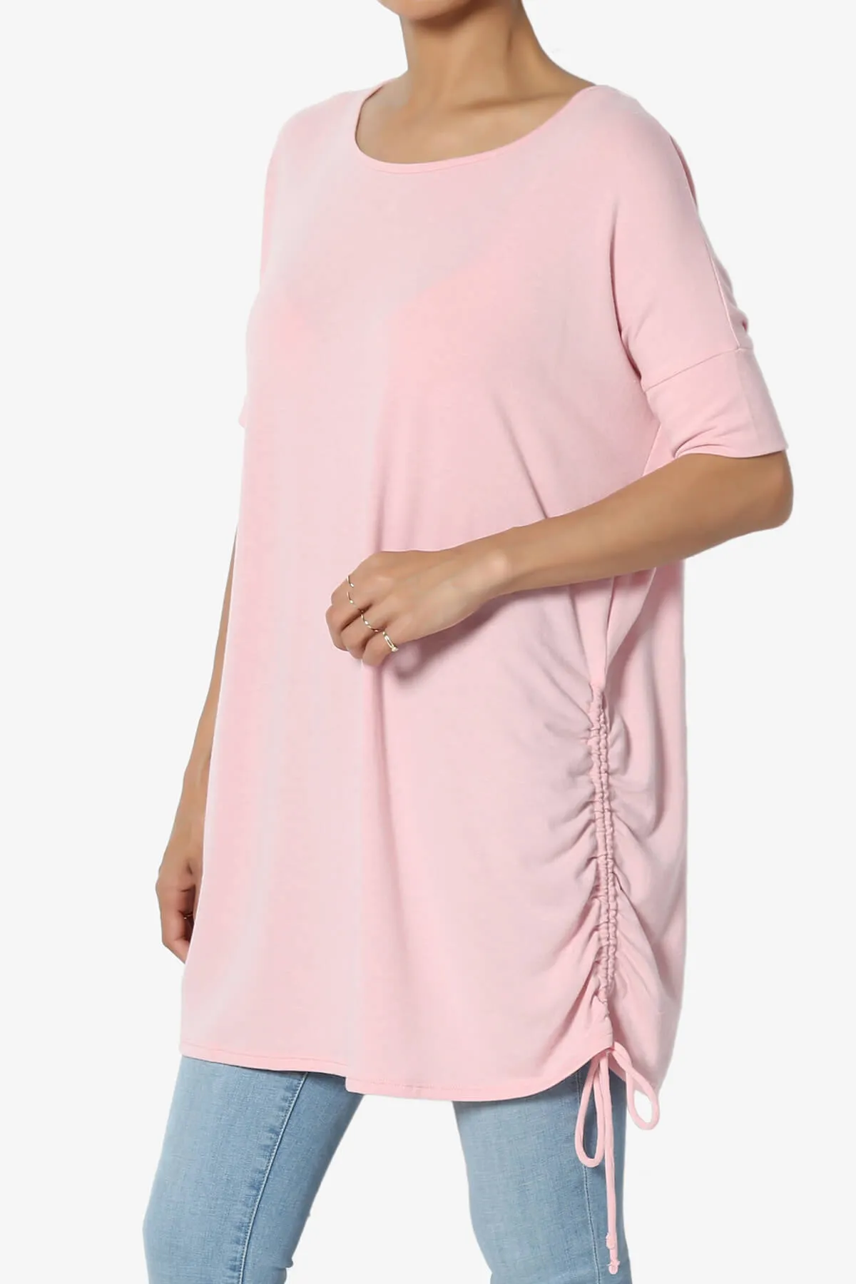 Selenna Jersey Ruched Top