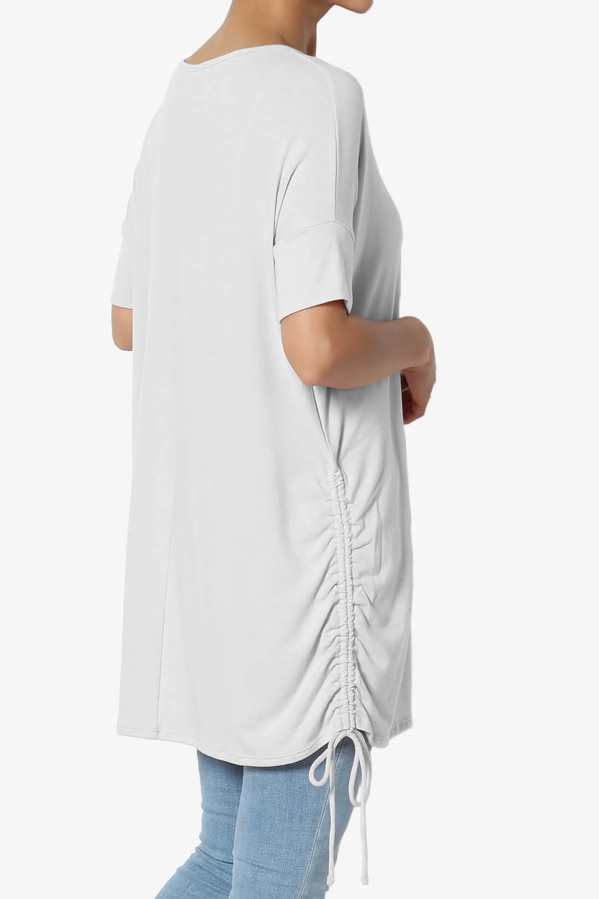 Selenna Jersey Ruched Top