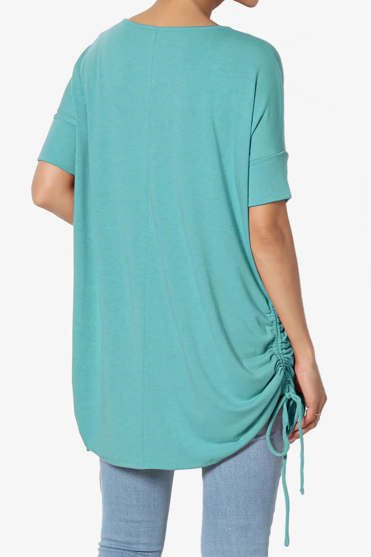 Selenna Jersey Ruched Top
