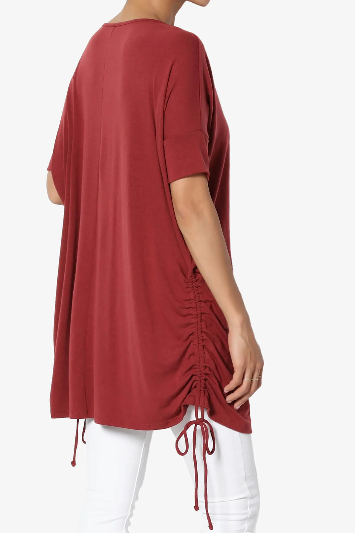 Selenna Jersey Ruched Top