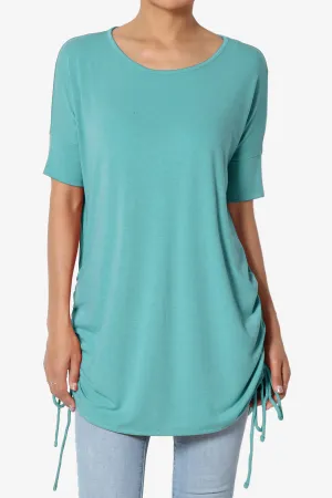 Selenna Jersey Ruched Top