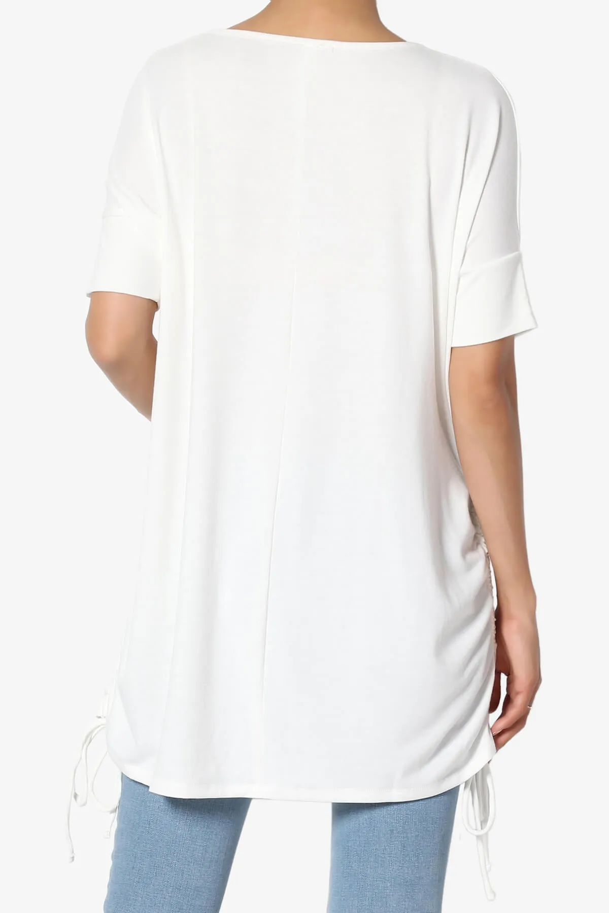 Selenna Jersey Ruched Top