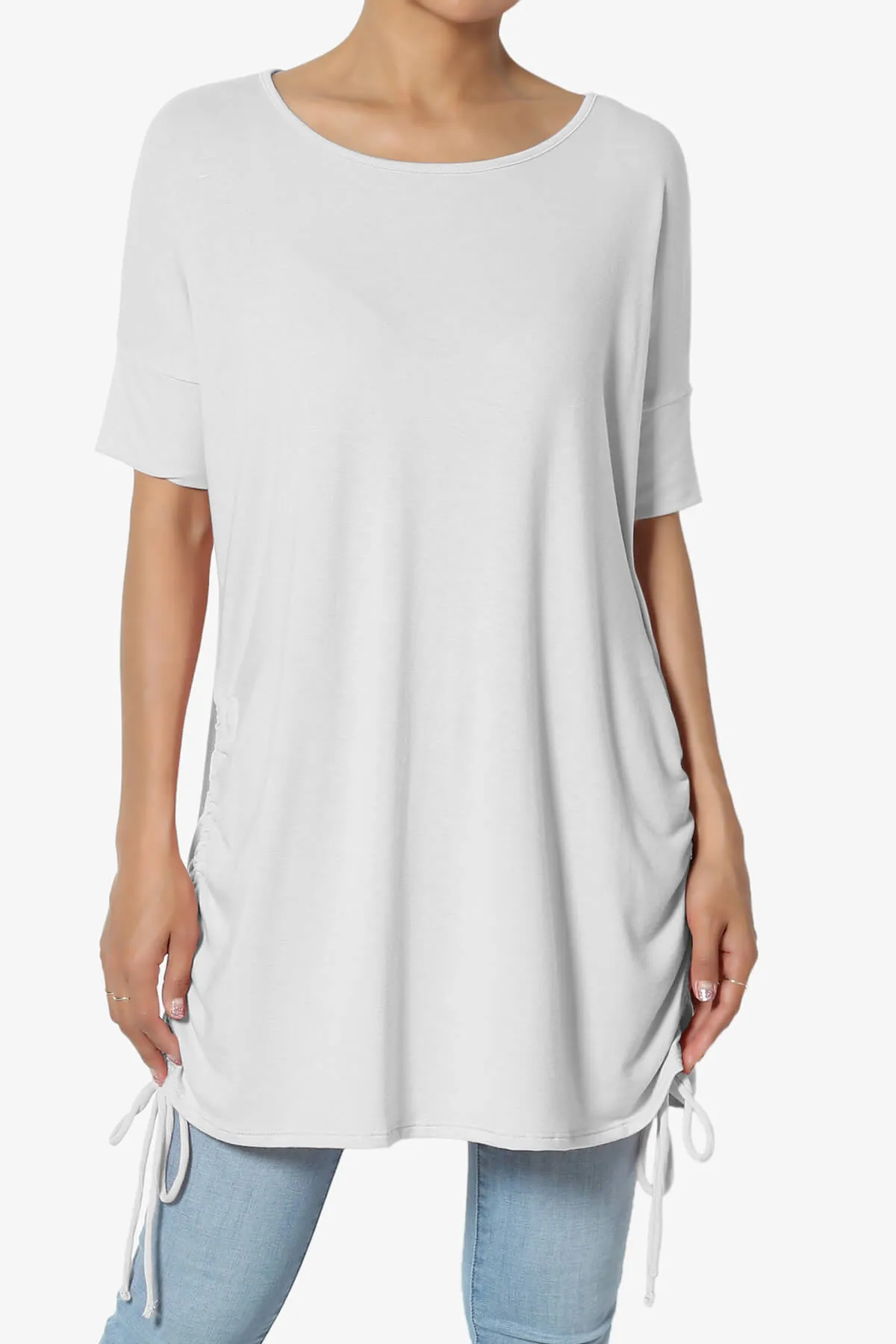 Selenna Jersey Ruched Top