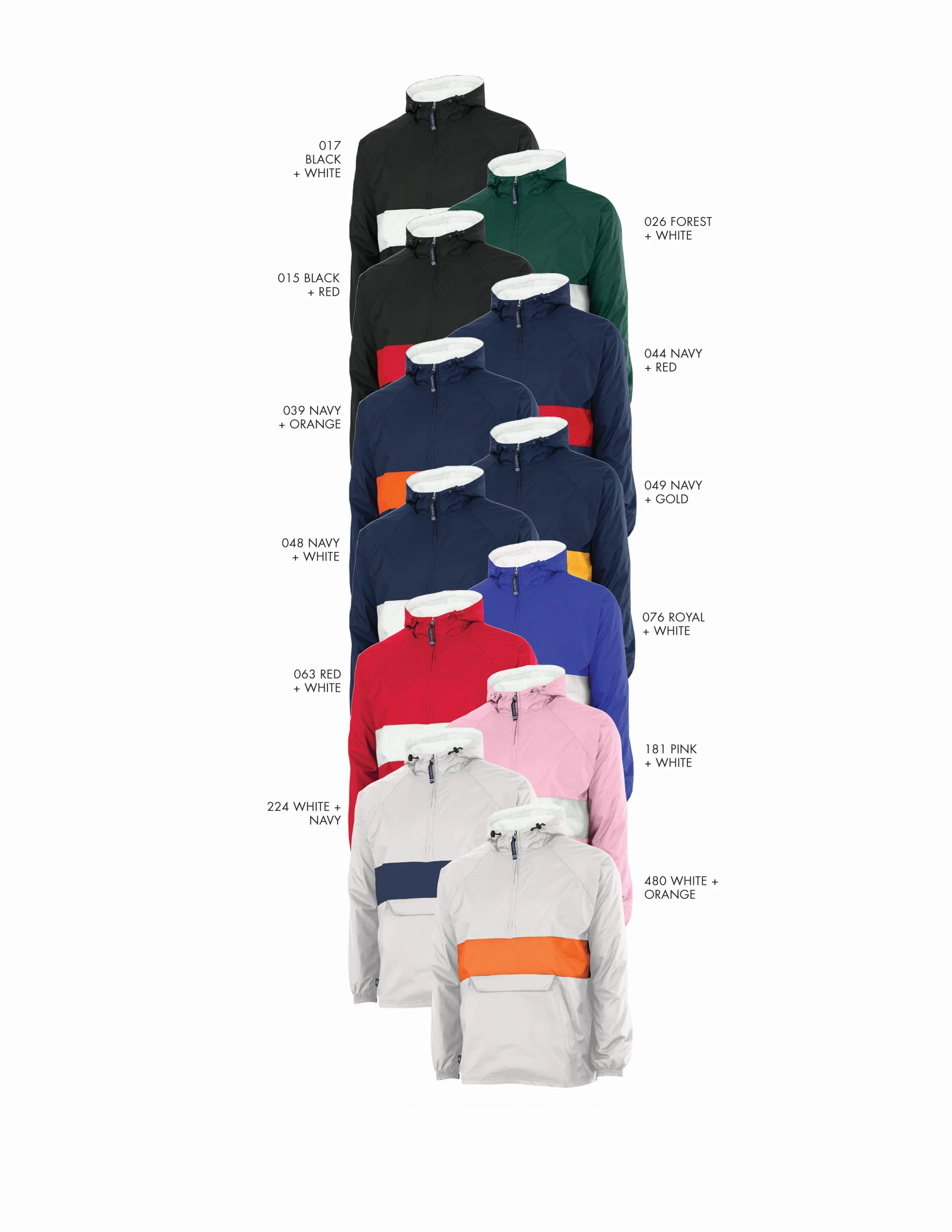 Sigma Pi Rugby Striped Lined Windbreaker