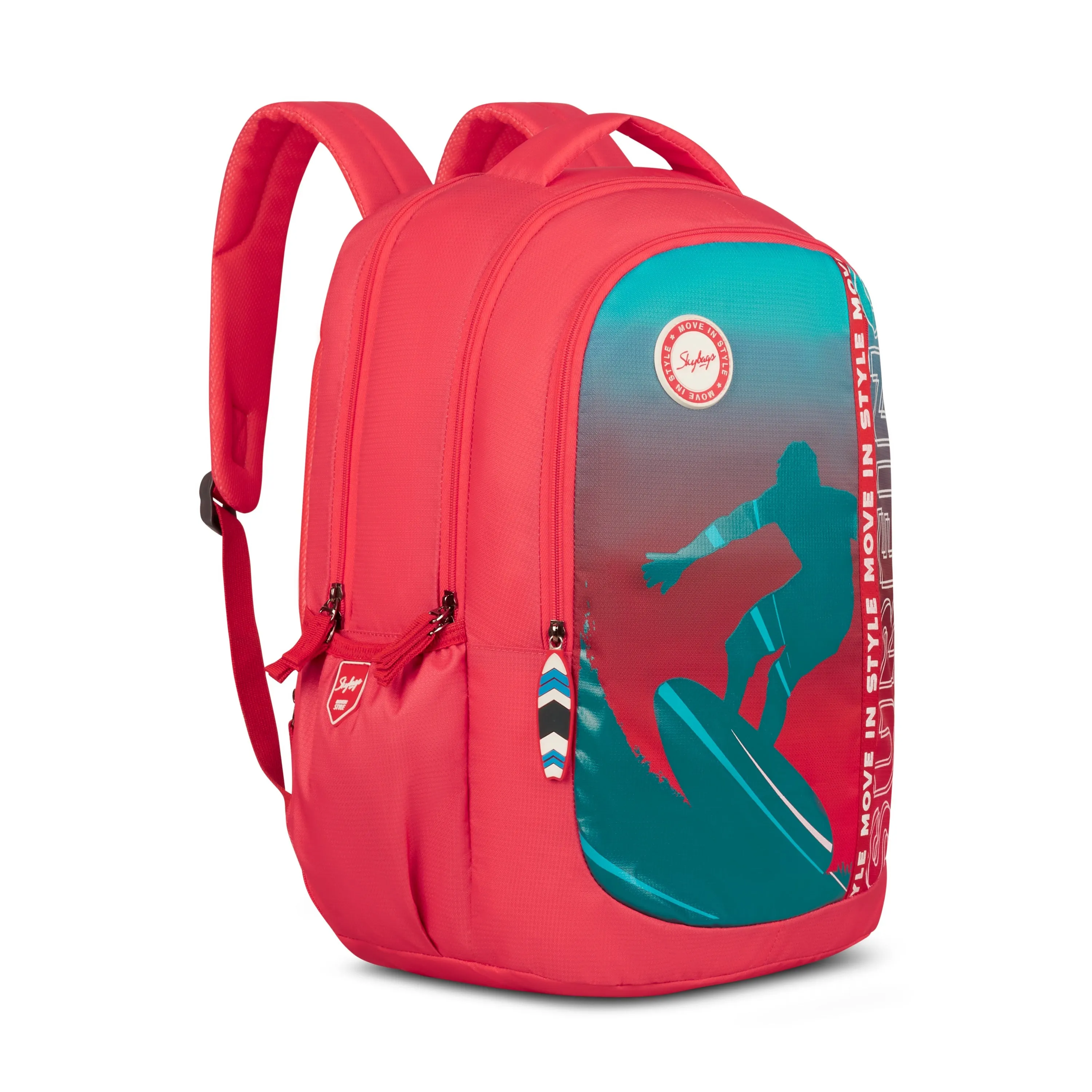 Skybags KLAN PLUS 04 SCHOOL BACKPACK RED