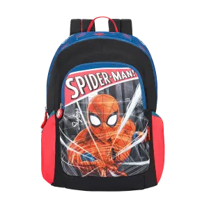 Skybags Spiderman Champ  01 Sc Bp Black And Blue
