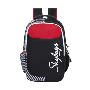 Skybags Squad Plus 01  School Backpack Black