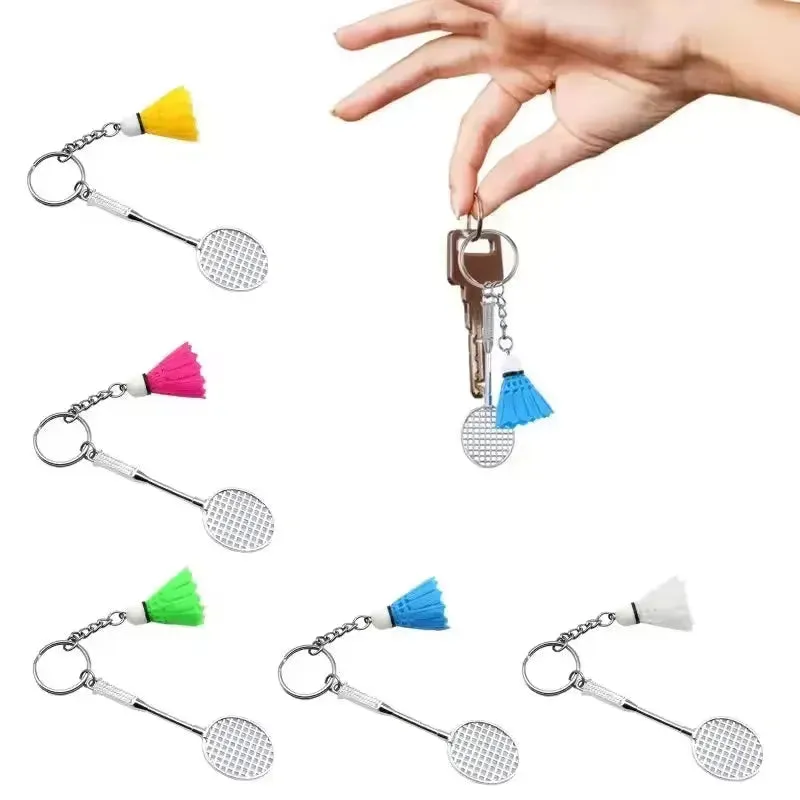Smash Hit Badminton Racket Keychain