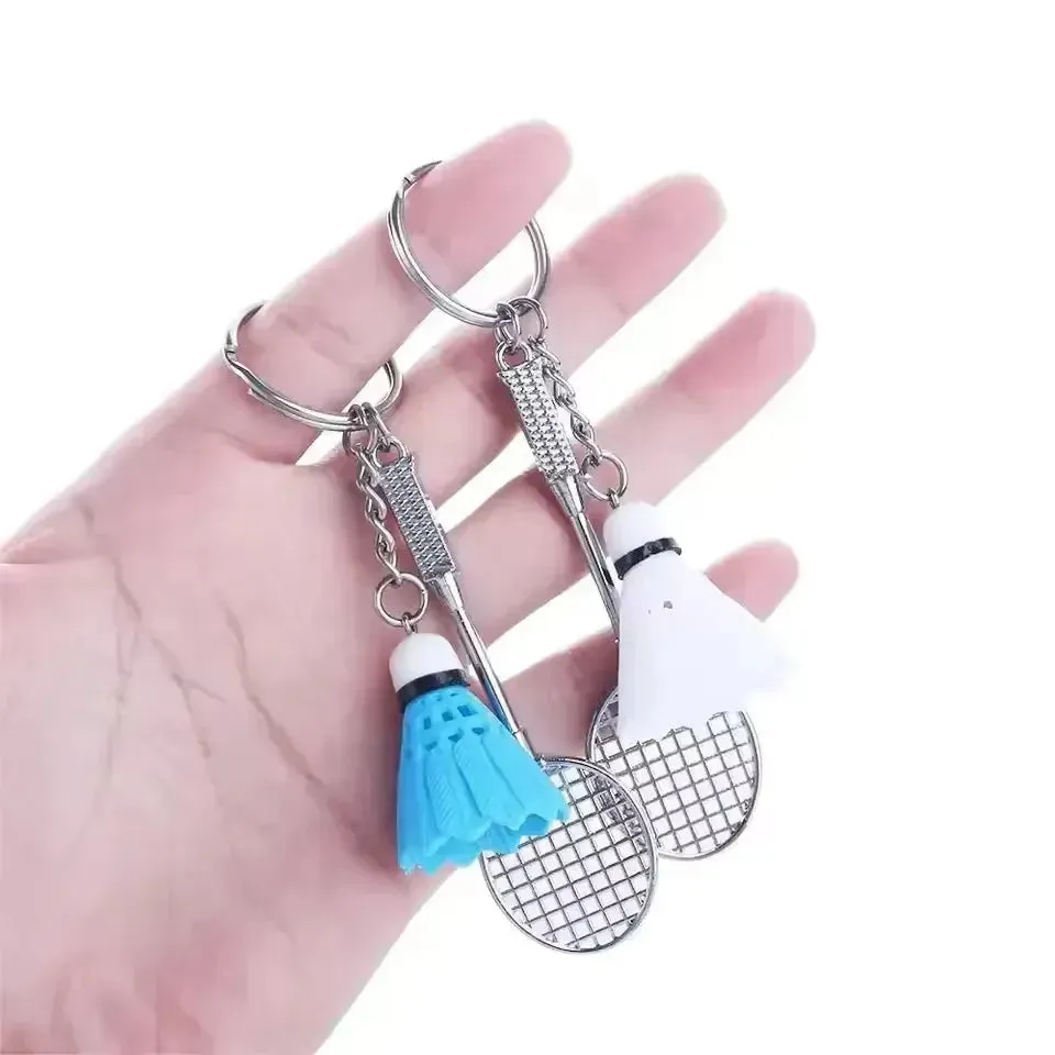 Smash Hit Badminton Racket Keychain