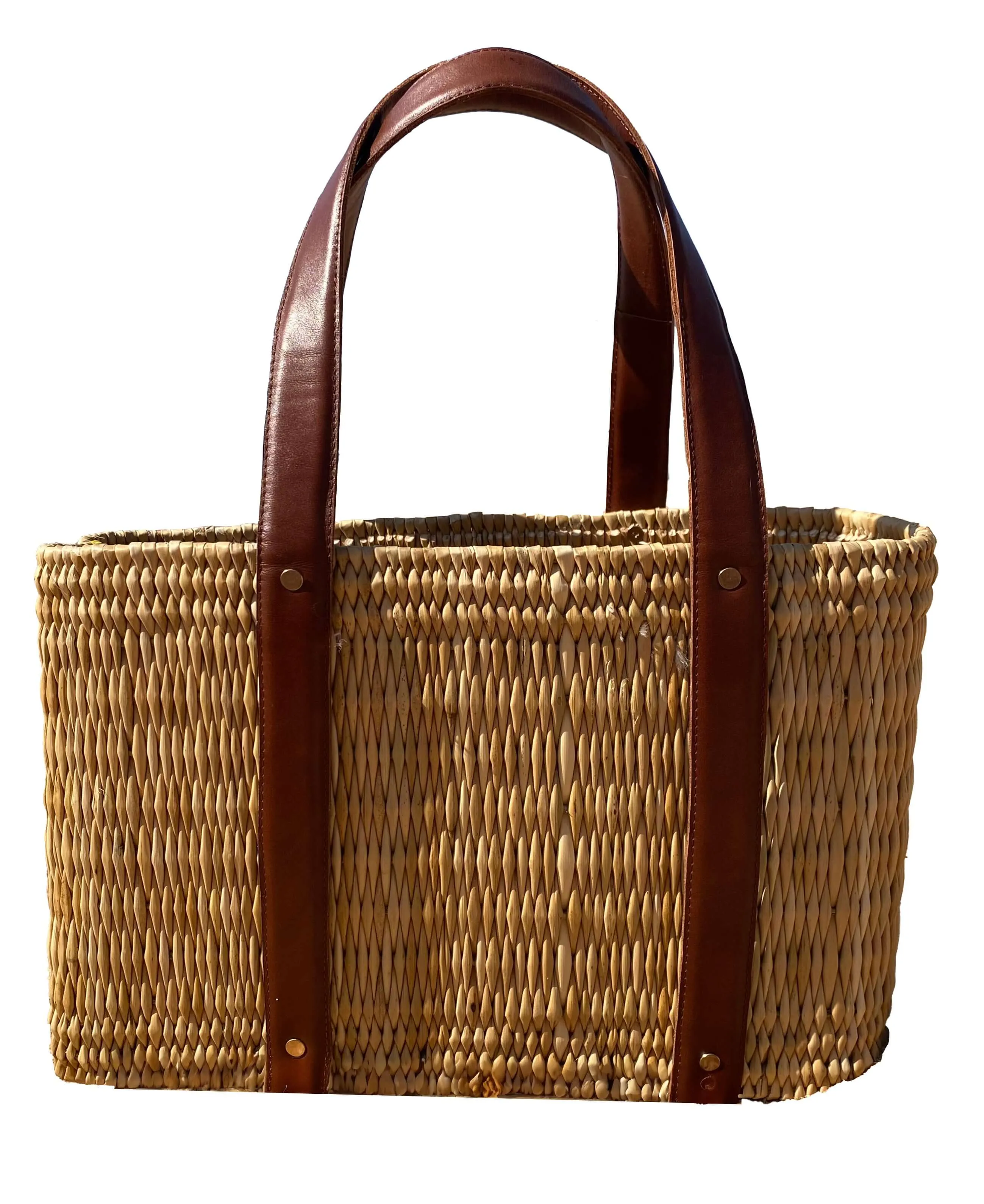 Sustainable Reed Tote Bag - Long Strap