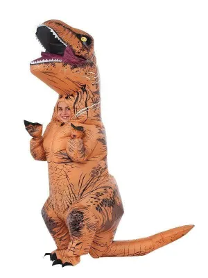 T-Rex Inflatable Kids Costume with Sound