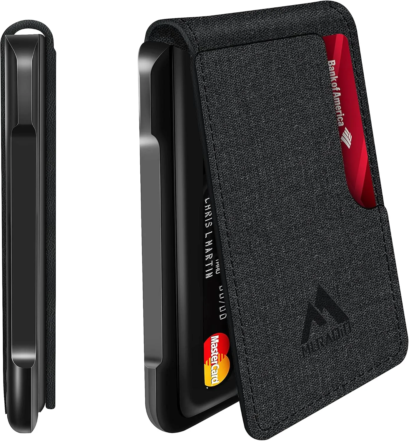 Tactical Bifold Wallets for Men RFID Blocking Aluminum Card Holder