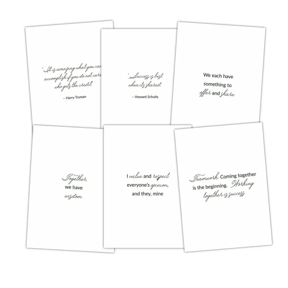 Teamwork - PLR Card Deck