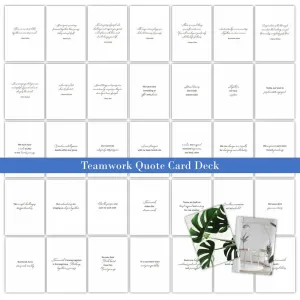 Teamwork - PLR Card Deck