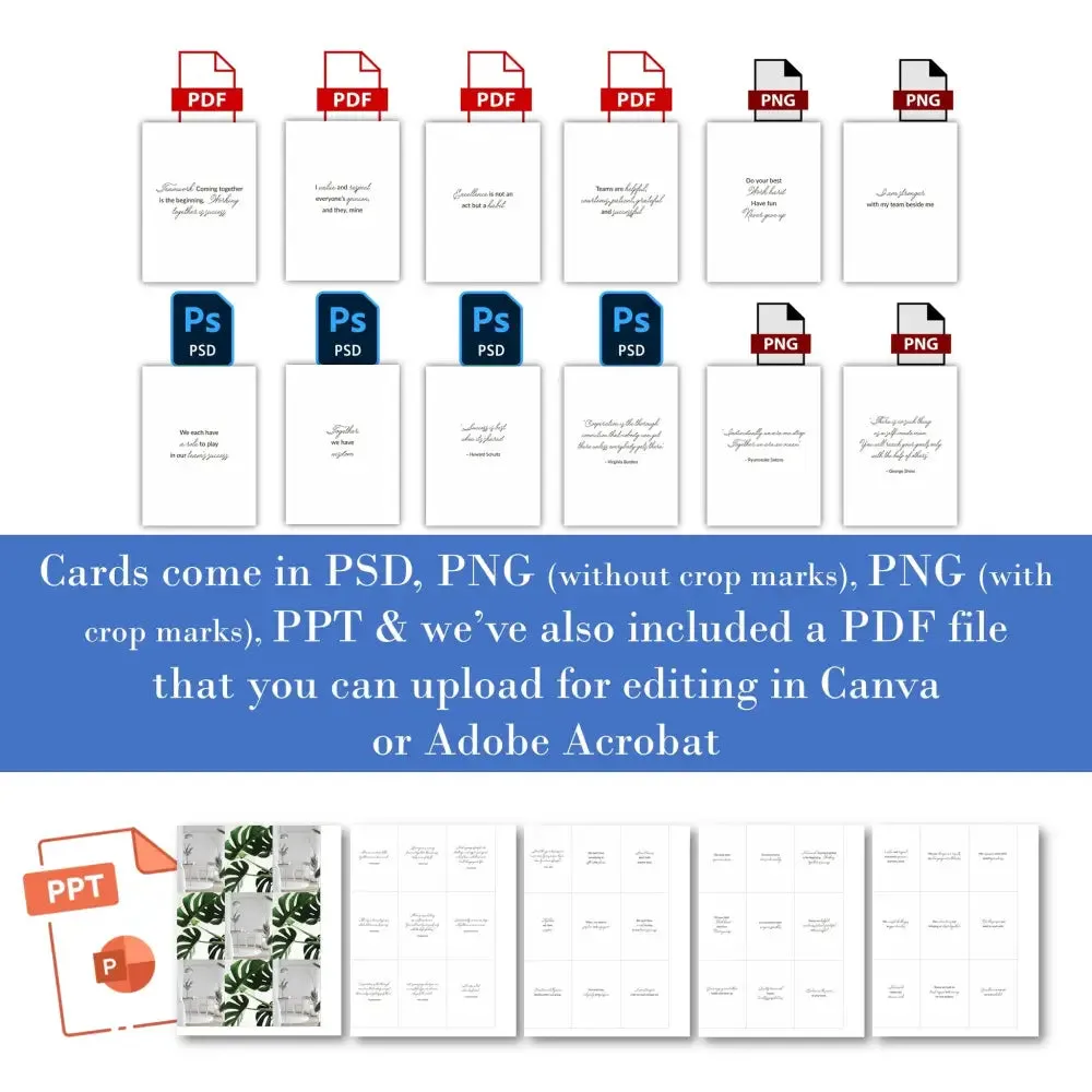 Teamwork - PLR Card Deck