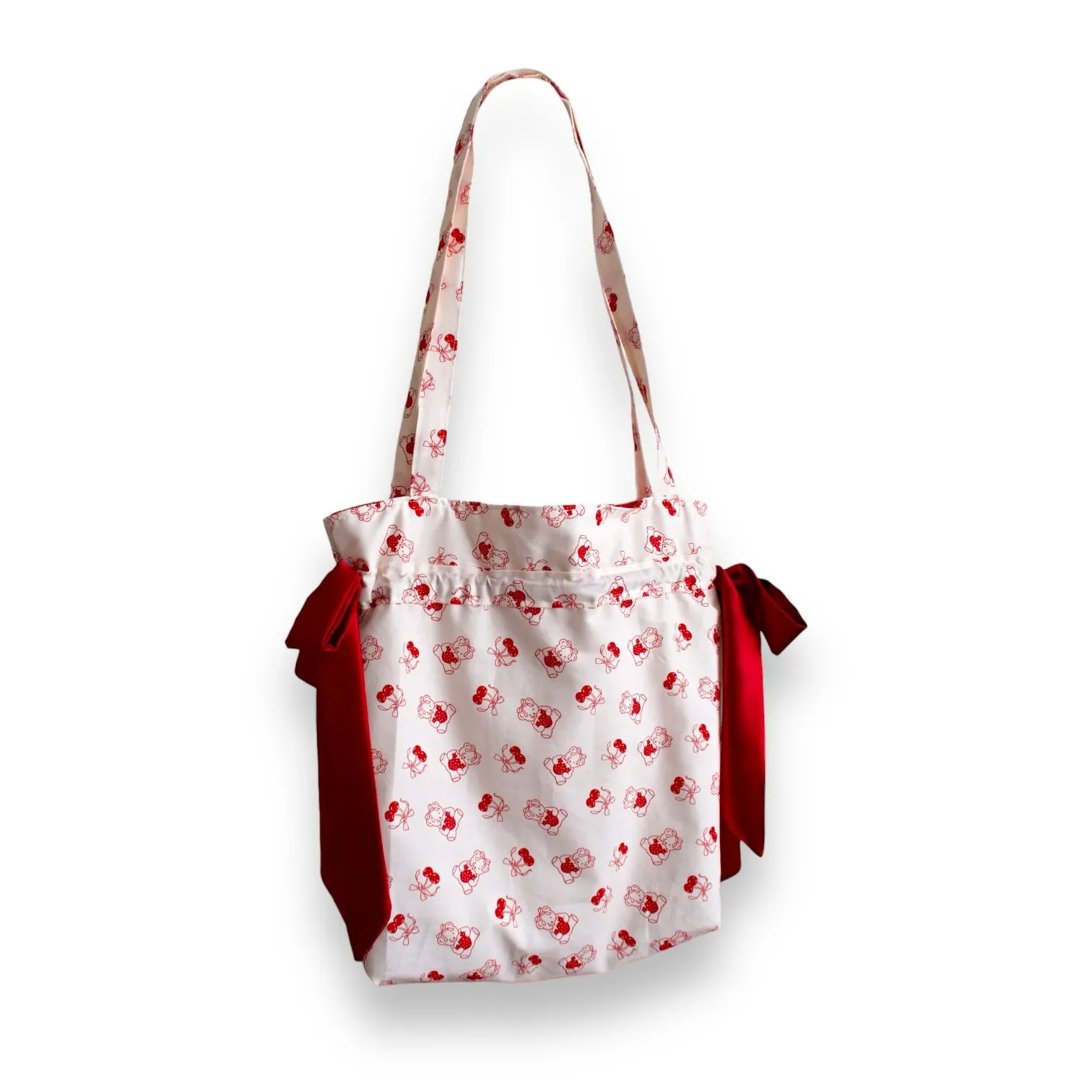Teddy Bear Picnic Bow Tote Bag