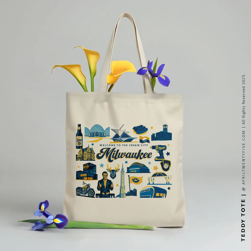 TEDDY | Milwaukee Wisconsin Souvenir Tote
