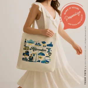 TEDDY | Milwaukee Wisconsin Souvenir Tote