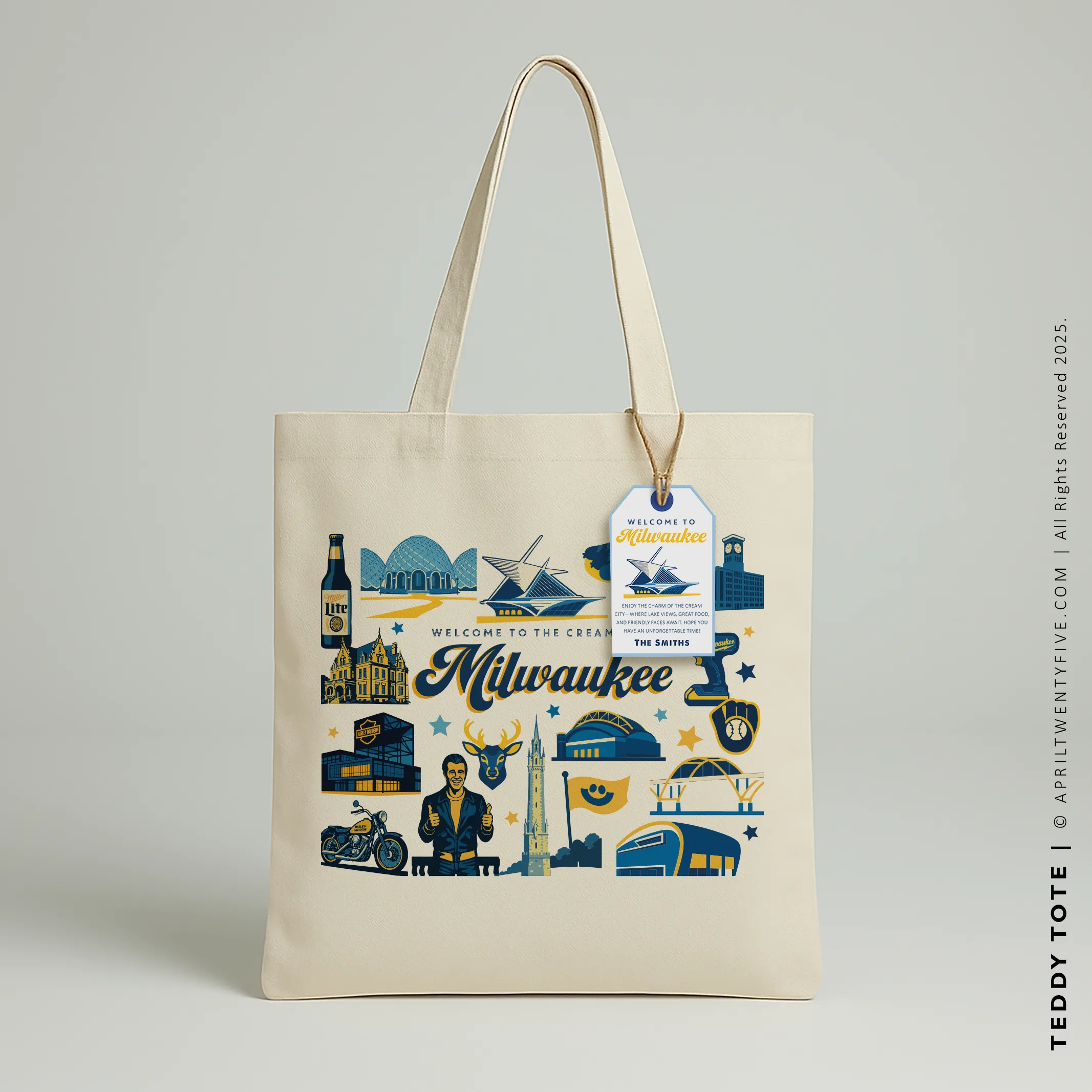 TEDDY | Milwaukee Wisconsin Souvenir Tote