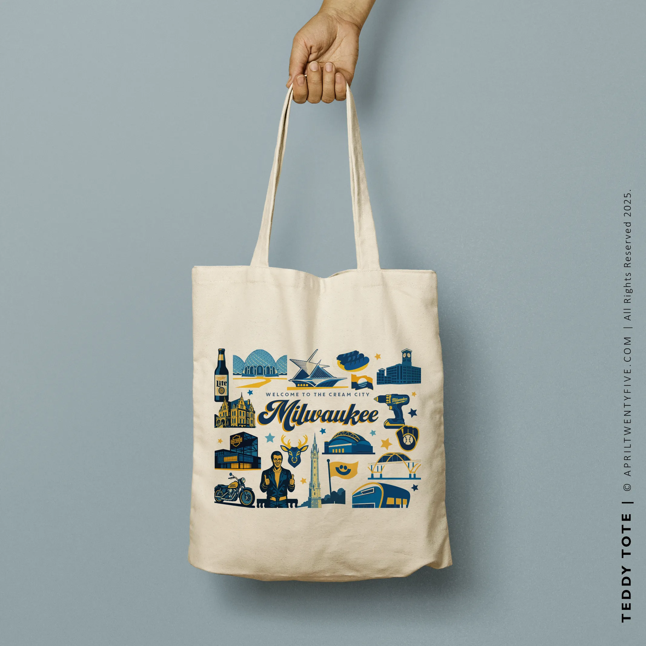 TEDDY | Milwaukee Wisconsin Souvenir Tote