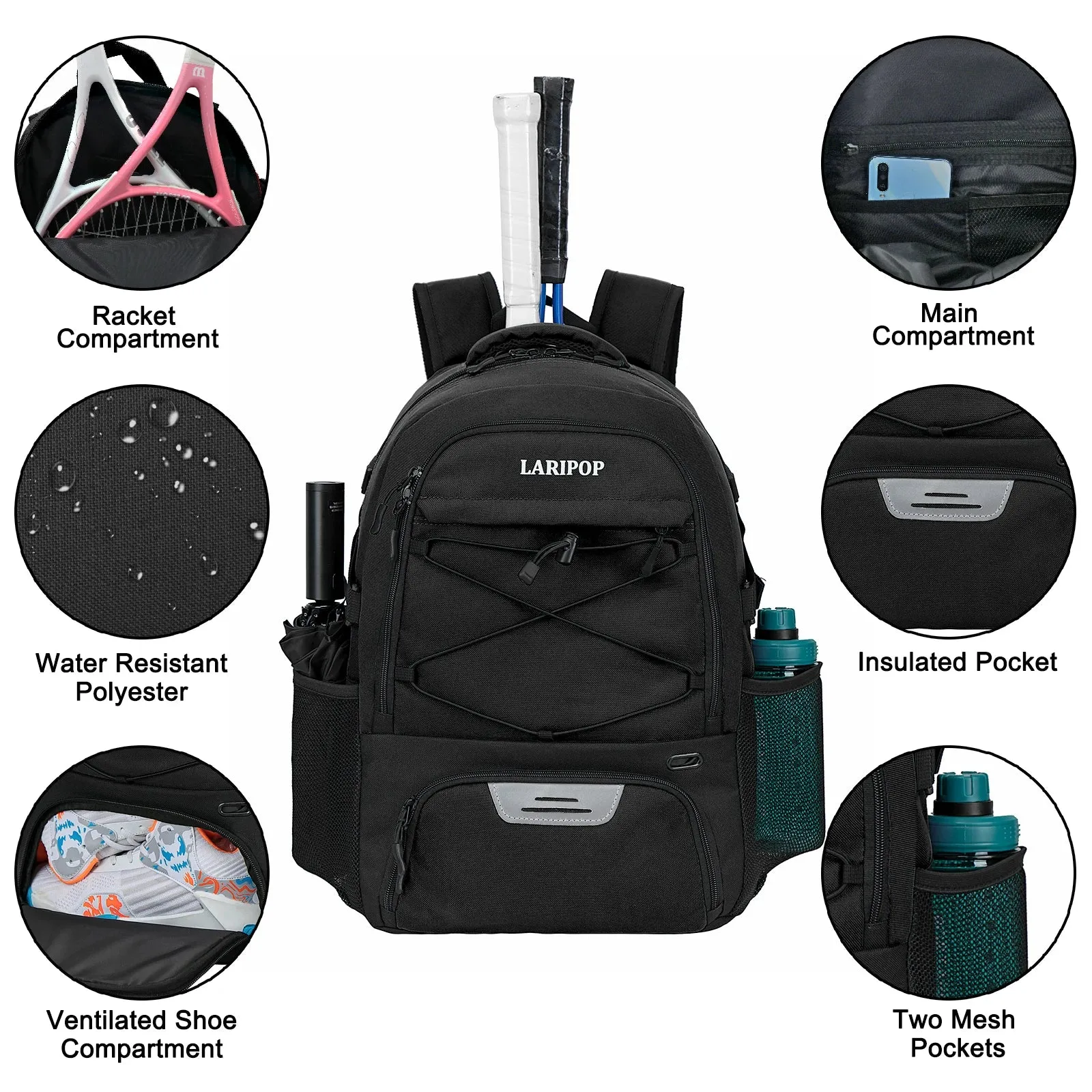 Tennis Bag-Pickleball Bag & Rackets