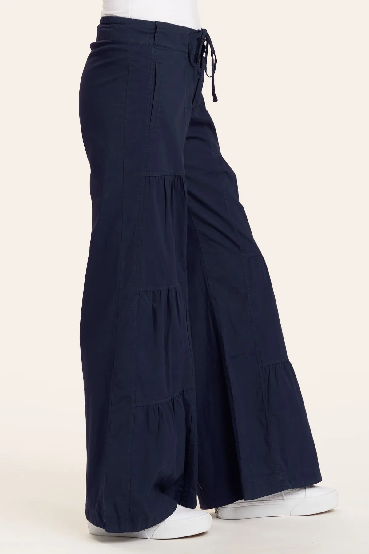 Terraced Wide Leg Pant
